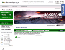 Tablet Screenshot of lastminute.dobremiejsce.pl