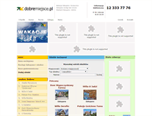 Tablet Screenshot of dobremiejsce.pl