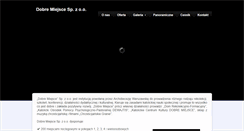 Desktop Screenshot of dobremiejsce.eu